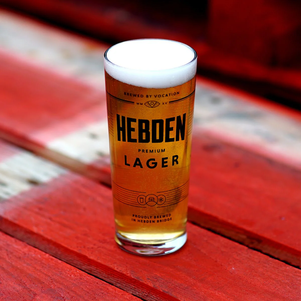 Vocation Hebden Lager Pint Glass - Image 4
