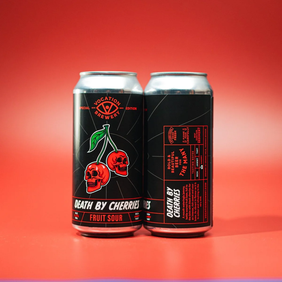 Death By Cherries | 4.5% Cherry Sour 440ml - Image 3