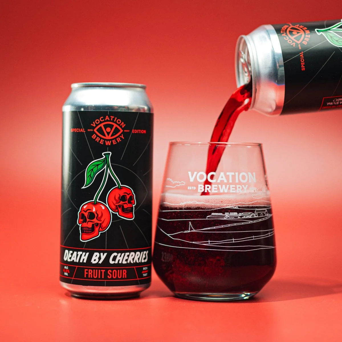 Death By Cherries | 4.5% Cherry Sour 440ml - Image 4