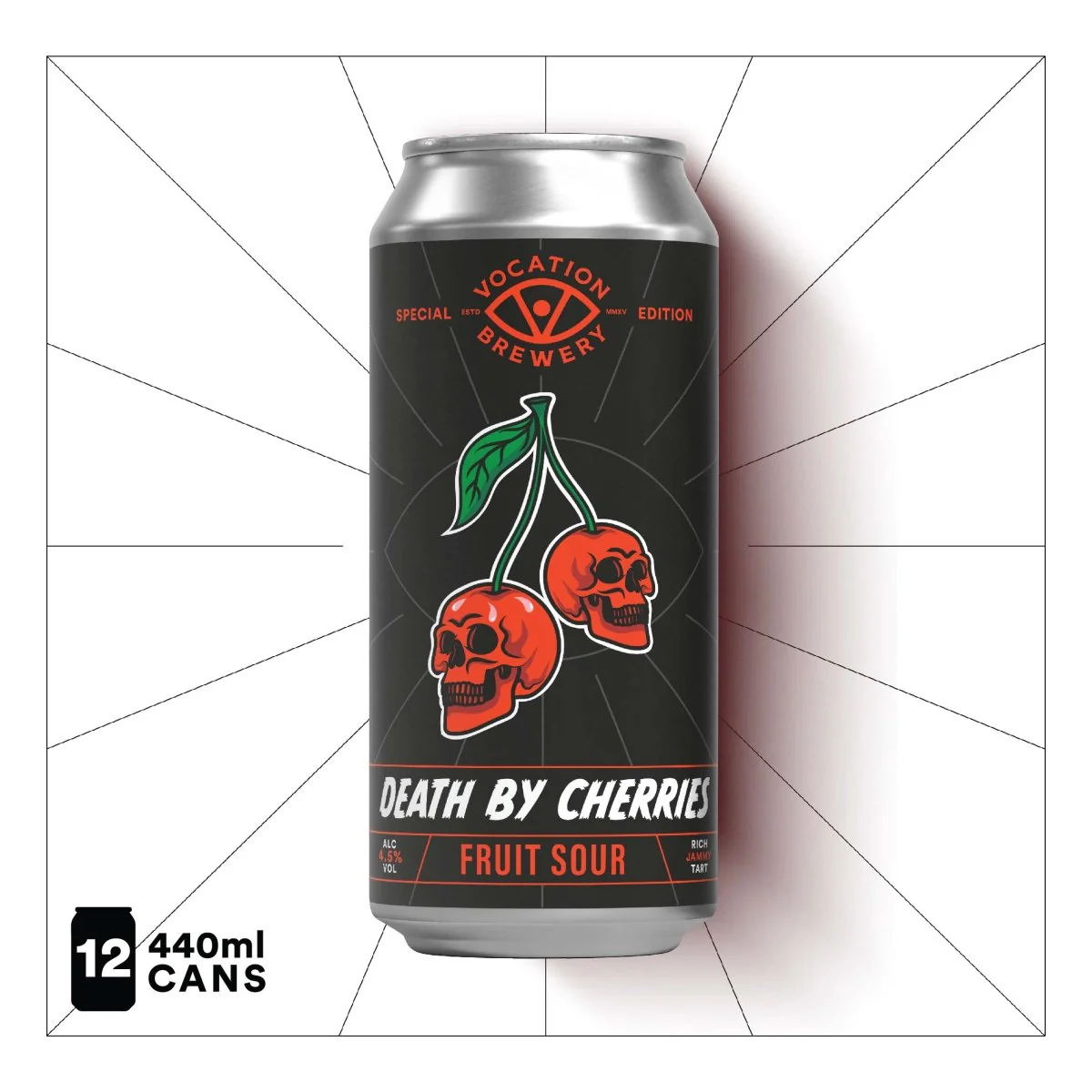 Death By Cherries | 4.5% Cherry Sour 440ml - Image 5