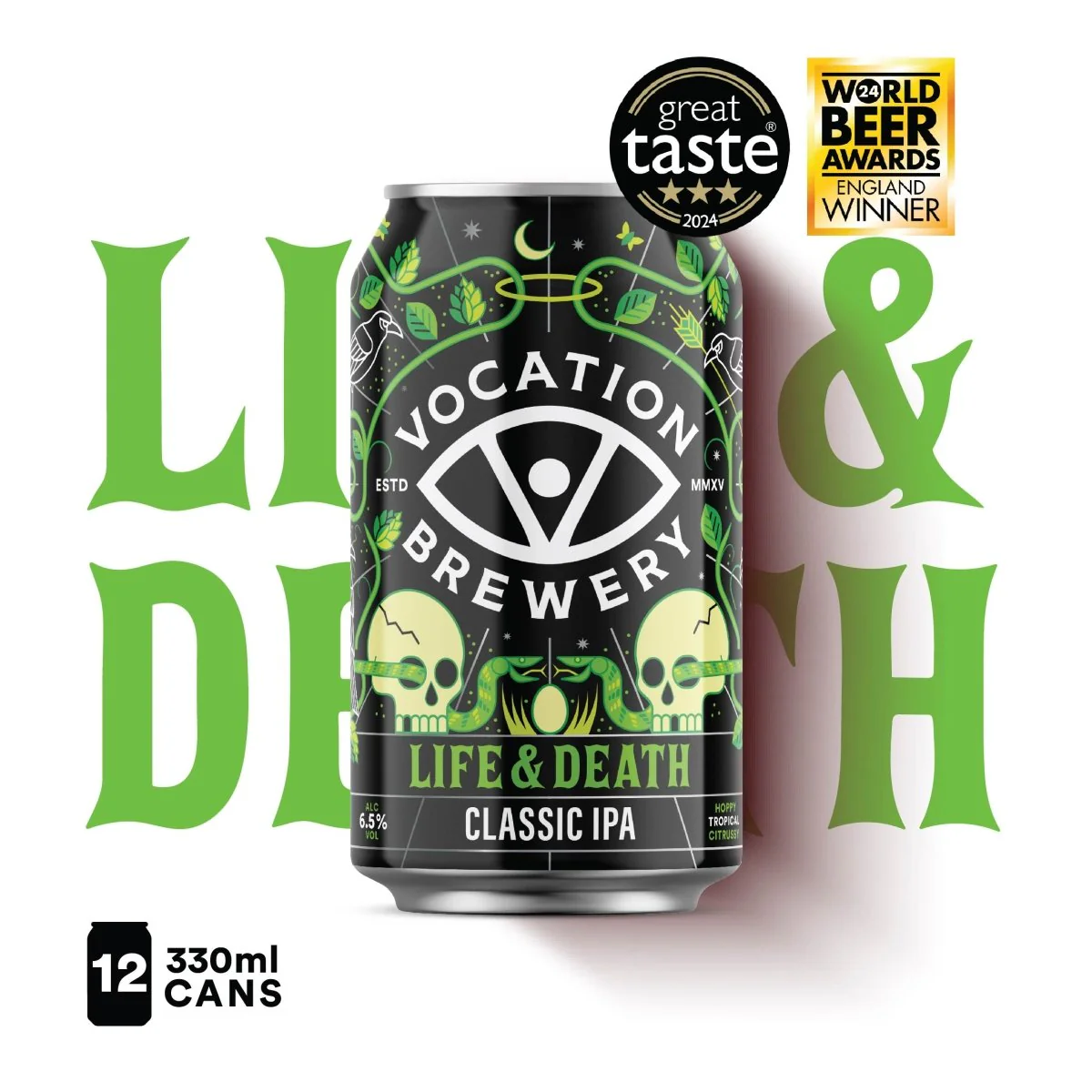 12PK Life & Death | 6.5% Hoppy IPA 330ml - Image 3