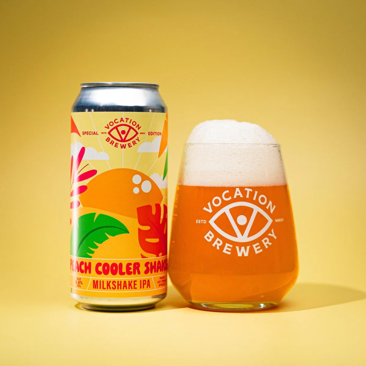 Peach Cooler Shaker | 6.8% Milkshake IPA | 440ml - Image 5