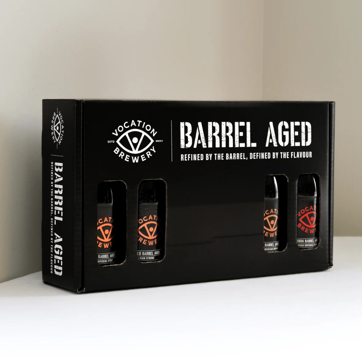 Vocation Barrel Aged Gift Collection | 4 x 330ml Bottles & Glass - Image 3