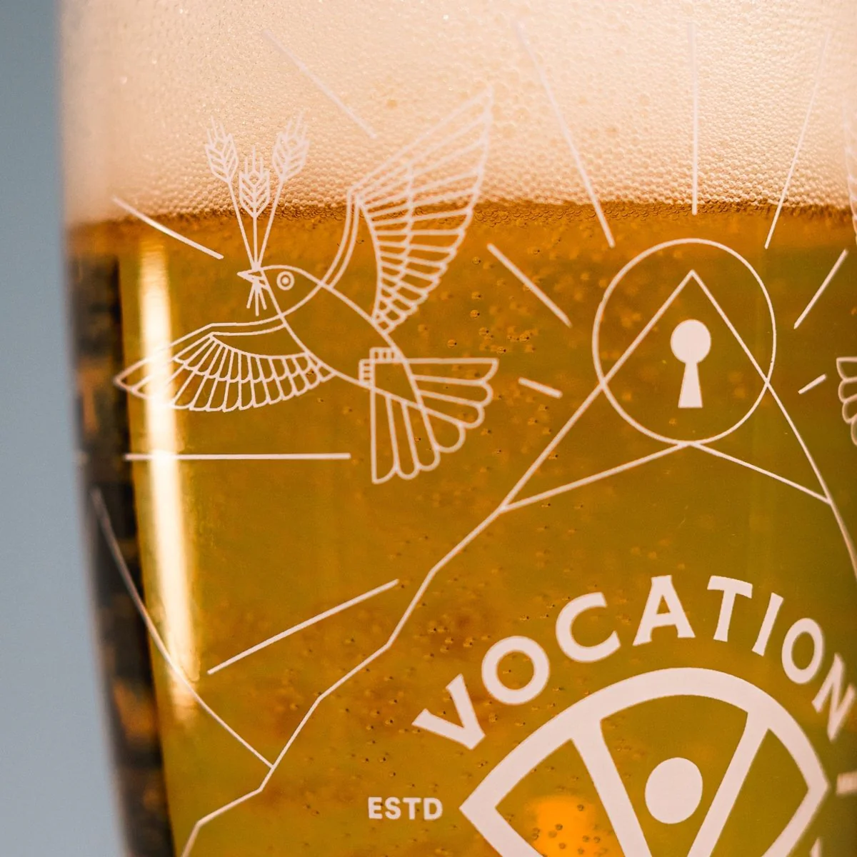 Vocation Hilltop Lager Pint Glass | 20oz - Image 4